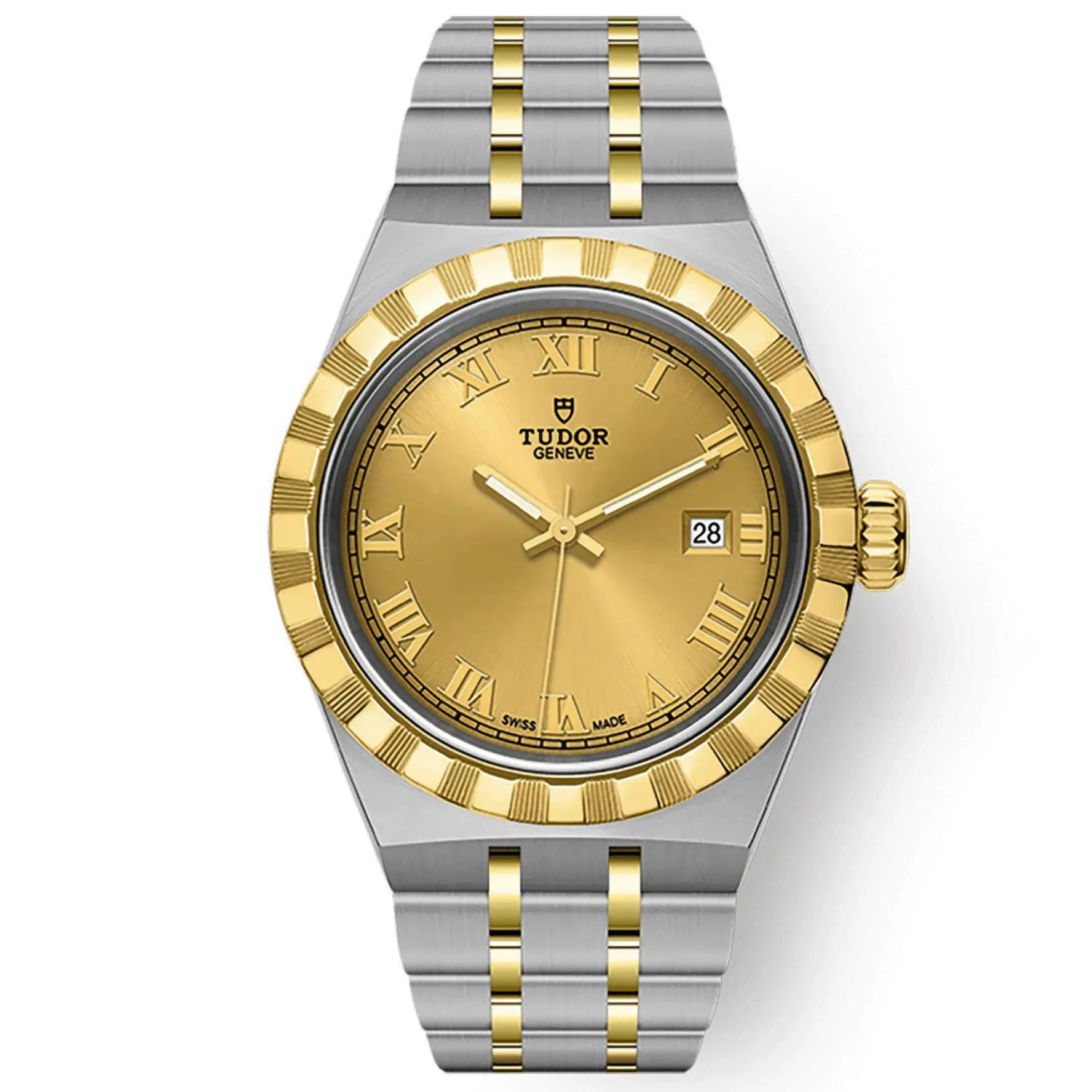 TUDOR Royal 28mm Stainless Steel and Yellow Gold Automatic Ladies Watch