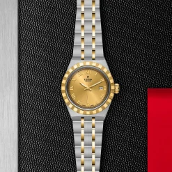 TUDOR Royal 28mm Stainless Steel and Yellow Gold Automatic Ladies Watch