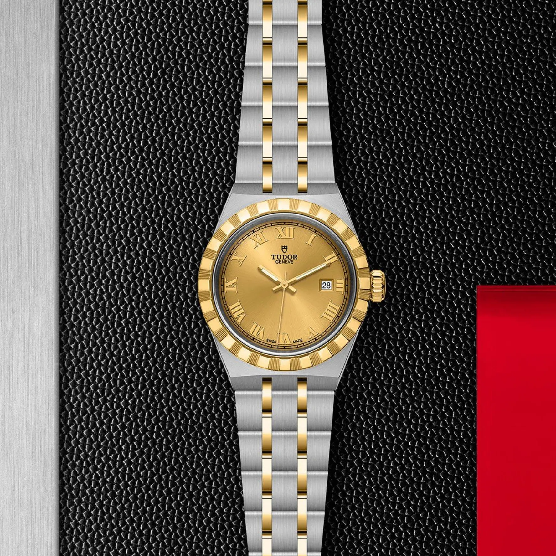 TUDOR Royal 28mm Stainless Steel and Yellow Gold Automatic Ladies Watch