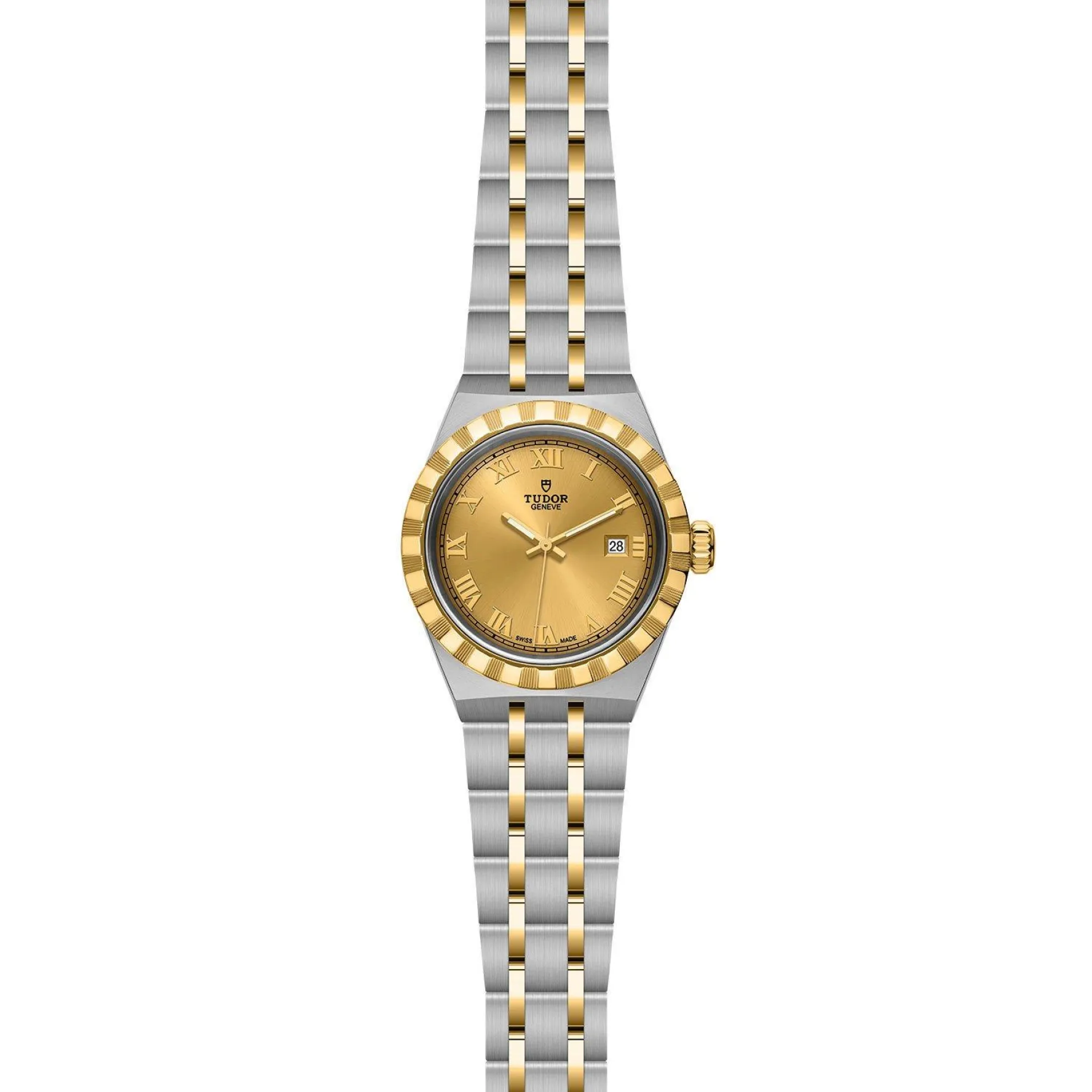 TUDOR Royal 28mm Stainless Steel and Yellow Gold Automatic Ladies Watch