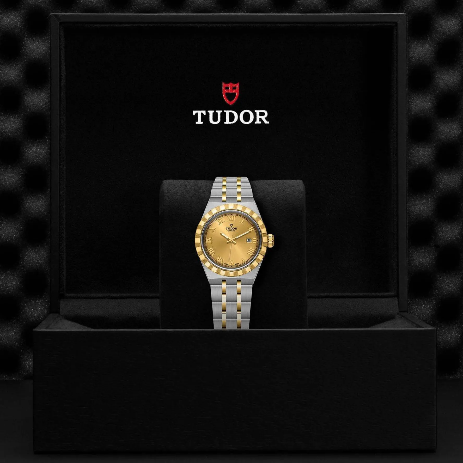 TUDOR Royal 28mm Stainless Steel and Yellow Gold Automatic Ladies Watch
