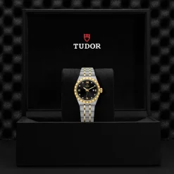 TUDOR Royal 28mm Stainless Steel and Yellow Gold Diamond Automatic Ladies Watch