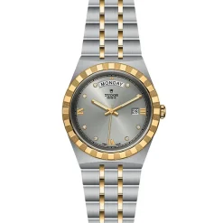 TUDOR Royal 41mm Stainless Steel and Yellow Gold Diamond Automatic Men’s Watch
