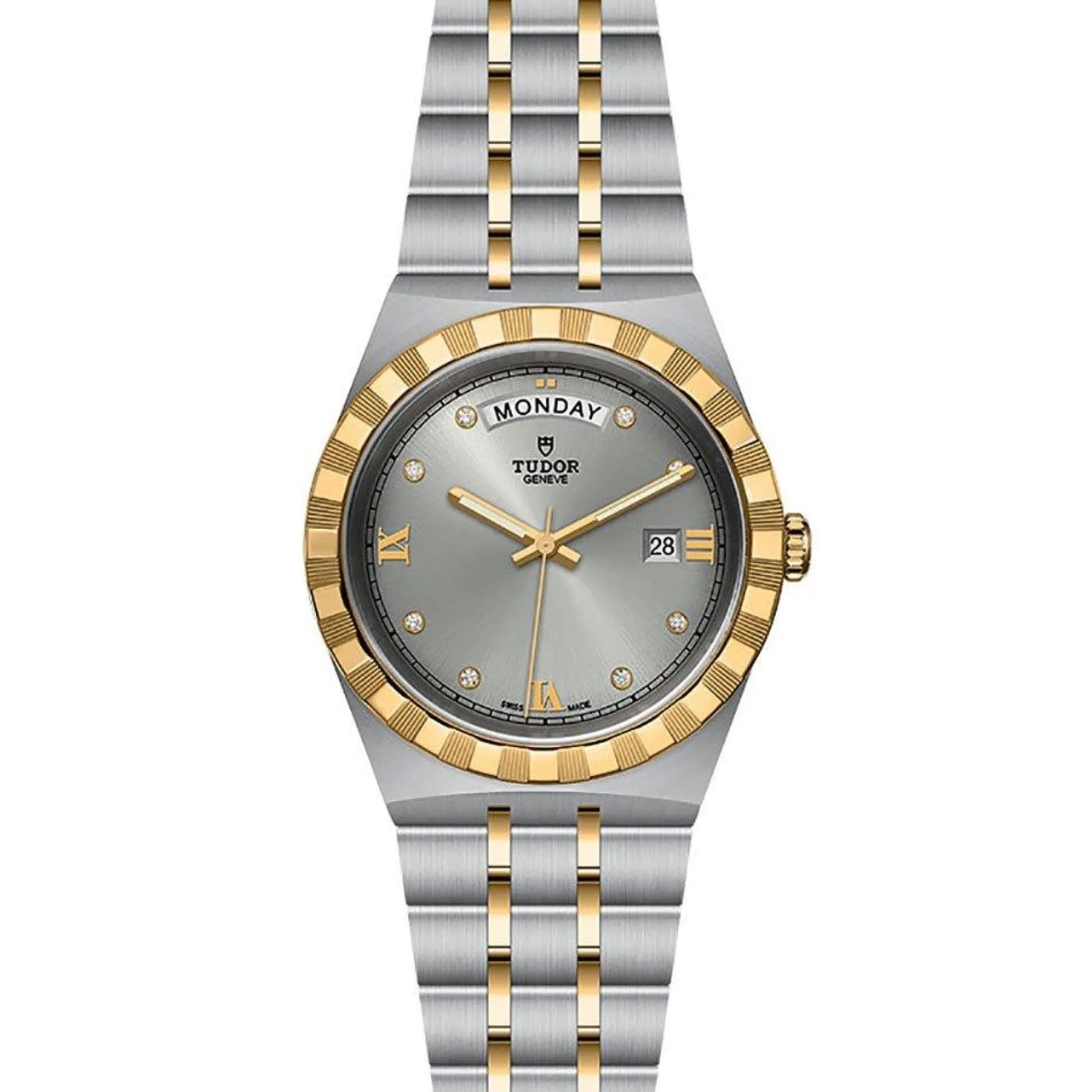 TUDOR Royal 41mm Stainless Steel and Yellow Gold Diamond Automatic Men’s Watch