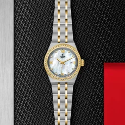 TUDOR Royal 28mm Stainless Steel and Yellow Gold Diamond Automatic Ladies Watch