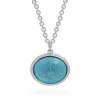 Vivienne Westwood Alvaro Silver Cabochon Pendant