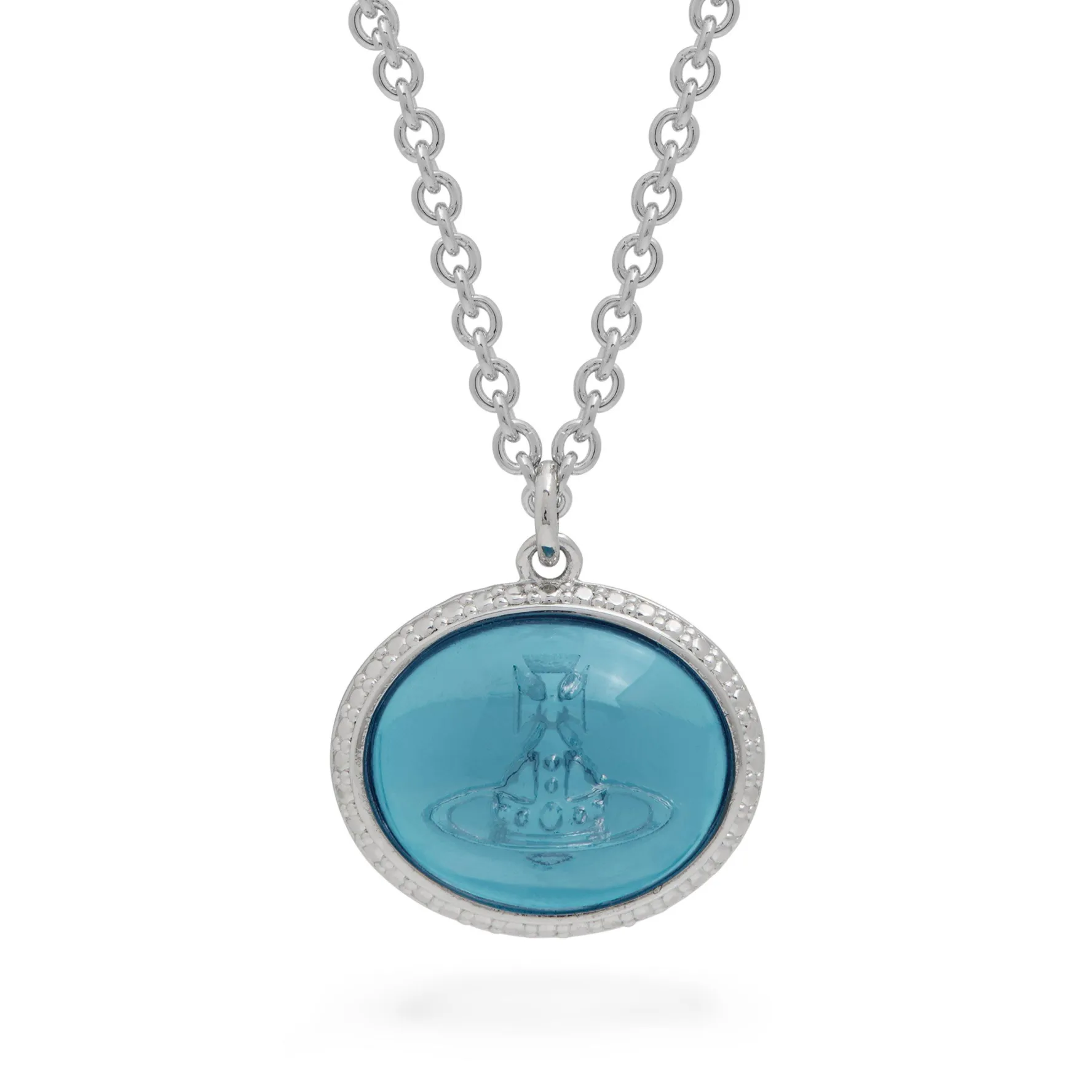 Vivienne Westwood Alvaro Silver Cabochon Pendant