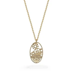 Vivienne Westwood Archibald Yellow Gold Tone Men’s Pendant