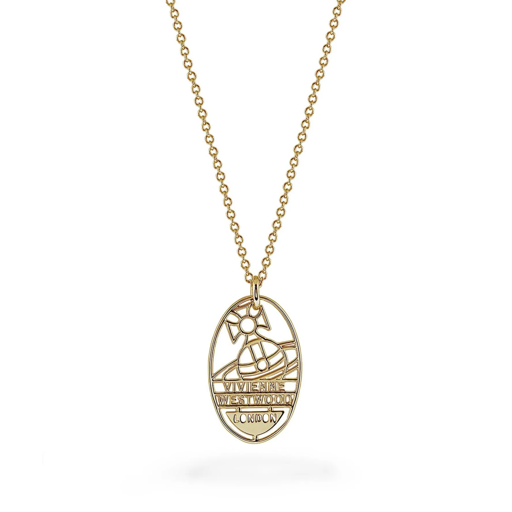 Vivienne Westwood Archibald Yellow Gold Tone Men’s Pendant