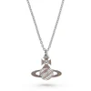 Vivienne Westwood Assita Silver Crystal Pendant