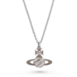 Vivienne Westwood Assita Silver Crystal Pendant