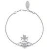 Vivienne Westwood Blue Ribbon Silver Bracelet