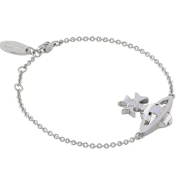 Vivienne Westwood Blue Ribbon Silver Bracelet