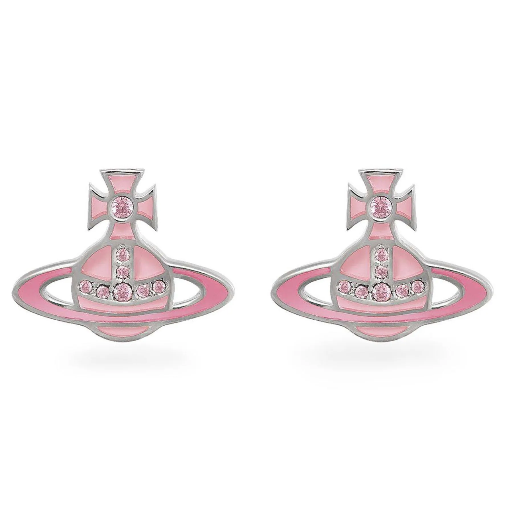 Vivienne Westwood Concetta Crystal Stud Earrings