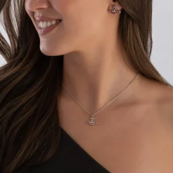 Vivienne Westwood Concetta Silver Crystal Pendant