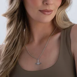 Vivienne Westwood Concetta Silver Opal Pendant