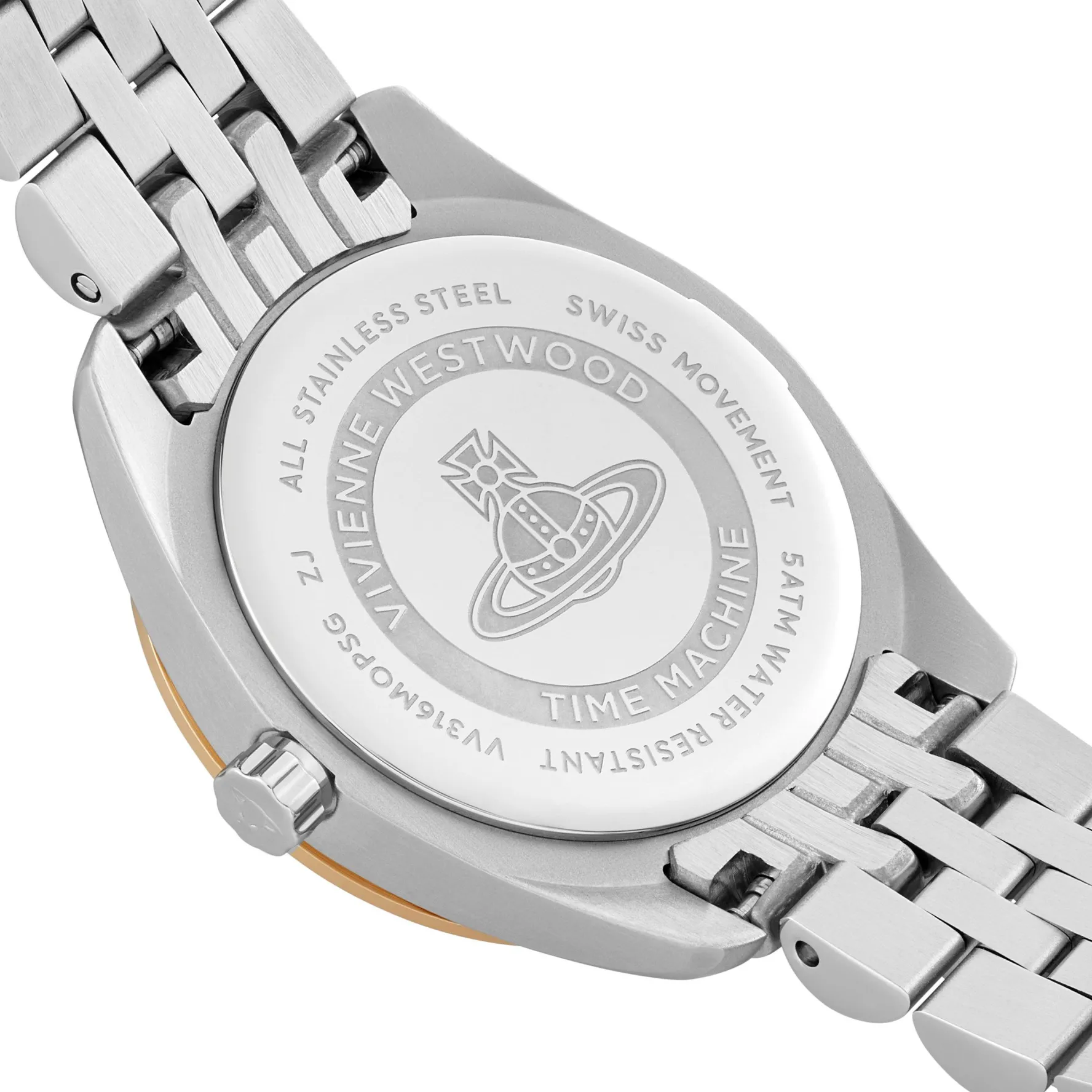 Vivienne Westwood Exclusive Charlton 28mm Stainless Steel and Gold Tone Mother of Pearl Ladies Watch