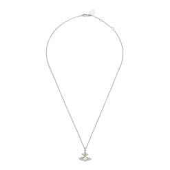 Vivienne Westwood Feodora Silver Pearl and Cubic Zirconia Pendant