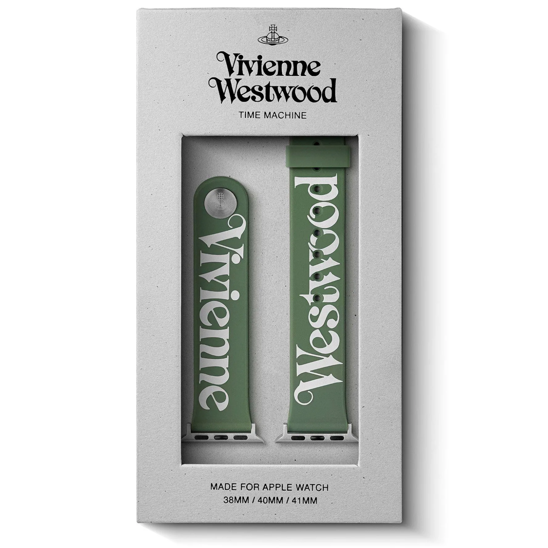 Vivienne Westwood Green Silicone Apple Watch Strap