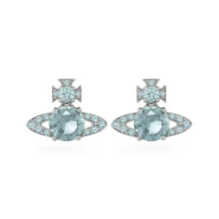 Vivienne Westwood Ismene Silver Cubic Zirconia Stud Earrings