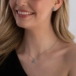 Vivienne Westwood Ismene Silver Cubic Zirconia Stud Earrings