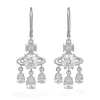 Vivienne Westwood Joaquina Silver Cubic Zirconia Drop Earrings