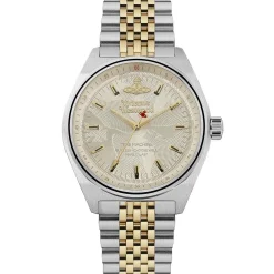 Vivienne Westwood Lady Sydenham 40mm Stainless Steel and Yellow Gold Tone Ladies Watch