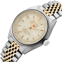 Vivienne Westwood Lady Sydenham 40mm Stainless Steel and Yellow Gold Tone Ladies Watch