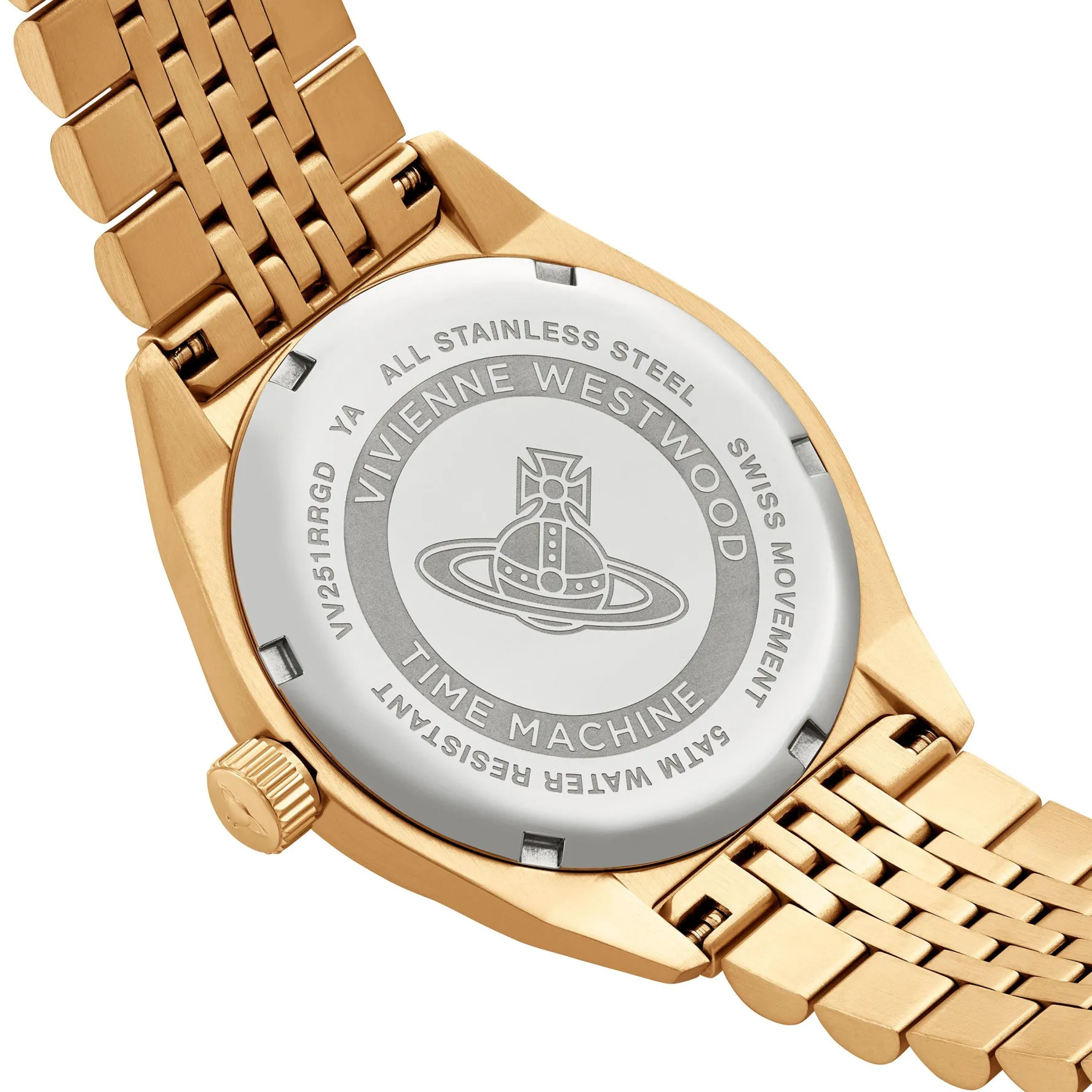 Vivienne Westwood Lady Sydenham 39mm Yellow Gold Tone Ladies Watch