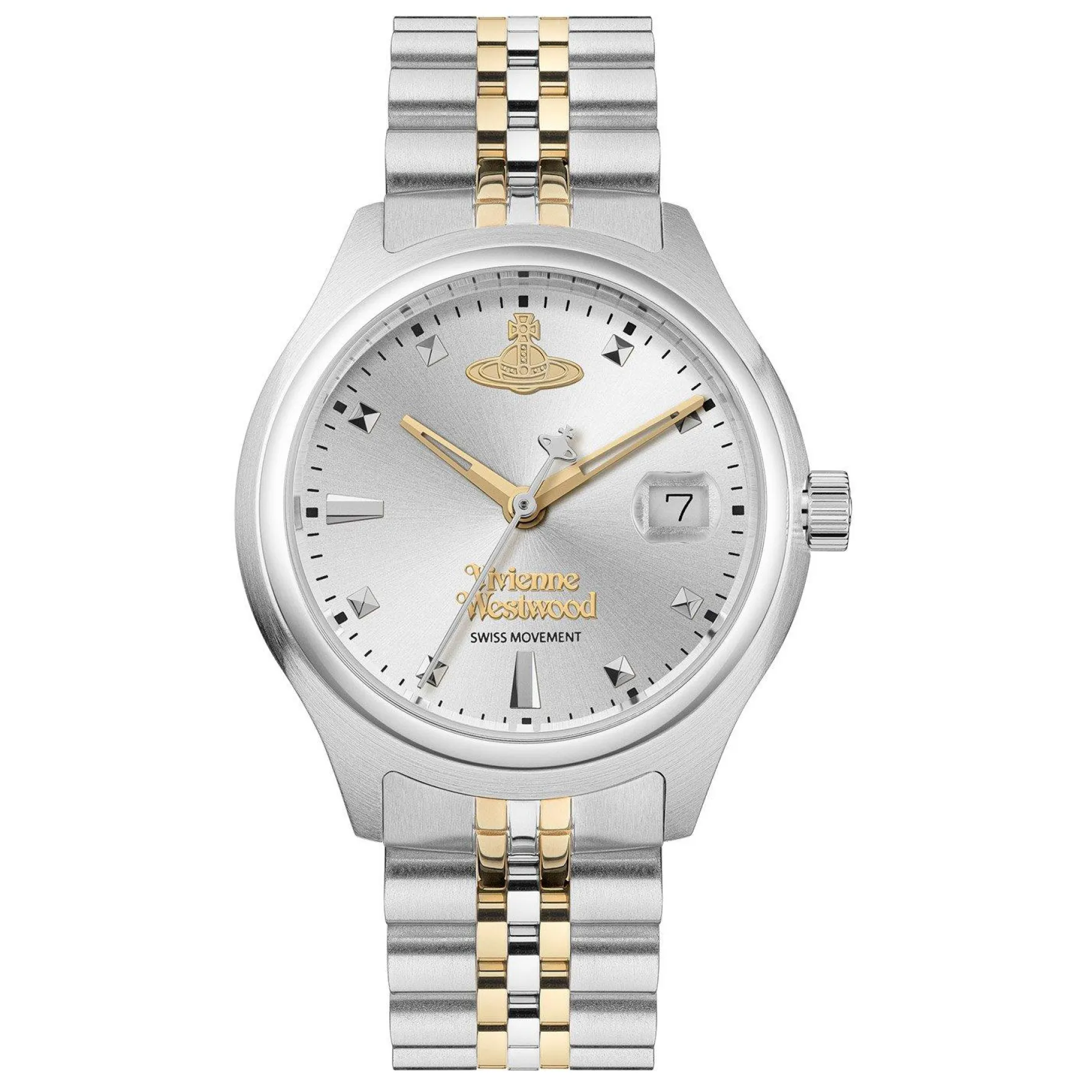 Vivienne Westwood Little Camberwell 29mm Stainless Steel and Yellow Gold Tone Ladies Watch