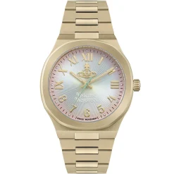 Vivienne Westwood Merton 38mm Yellow Gold Tone Ladies Watch