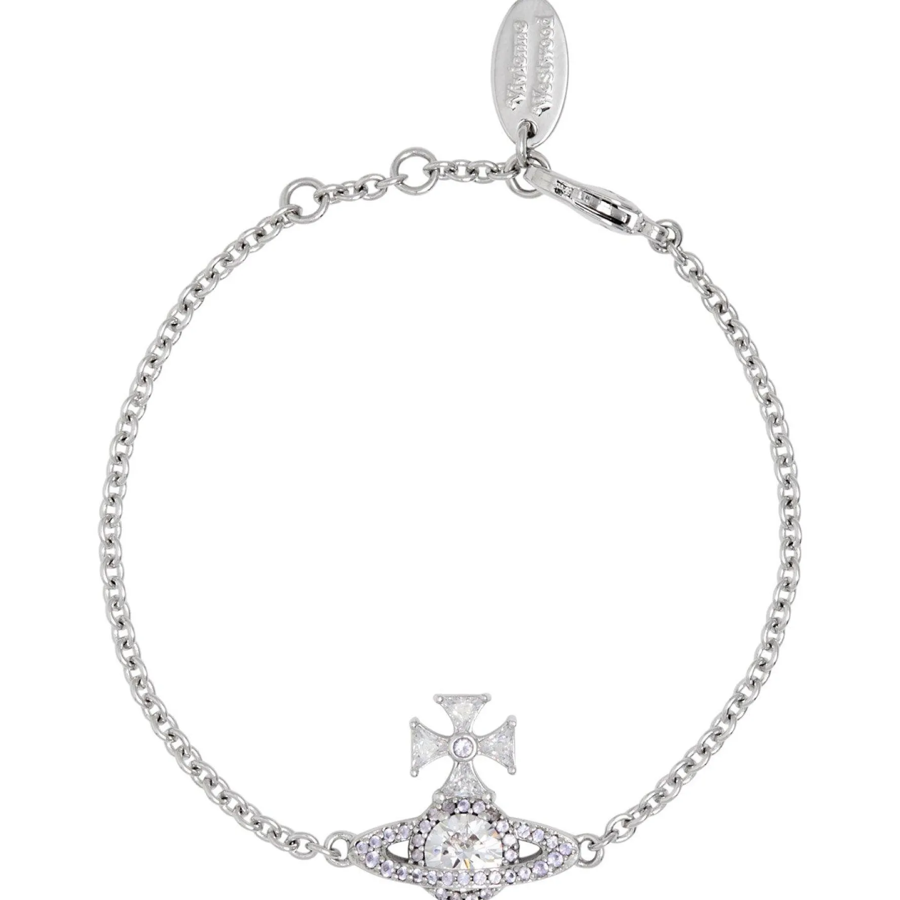 Vivienne Westwood Mila Silver Cubic Zirconia Bracelet