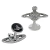 Vivienne Westwood Mini Bas Relief Black Tone Men's Cufflinks