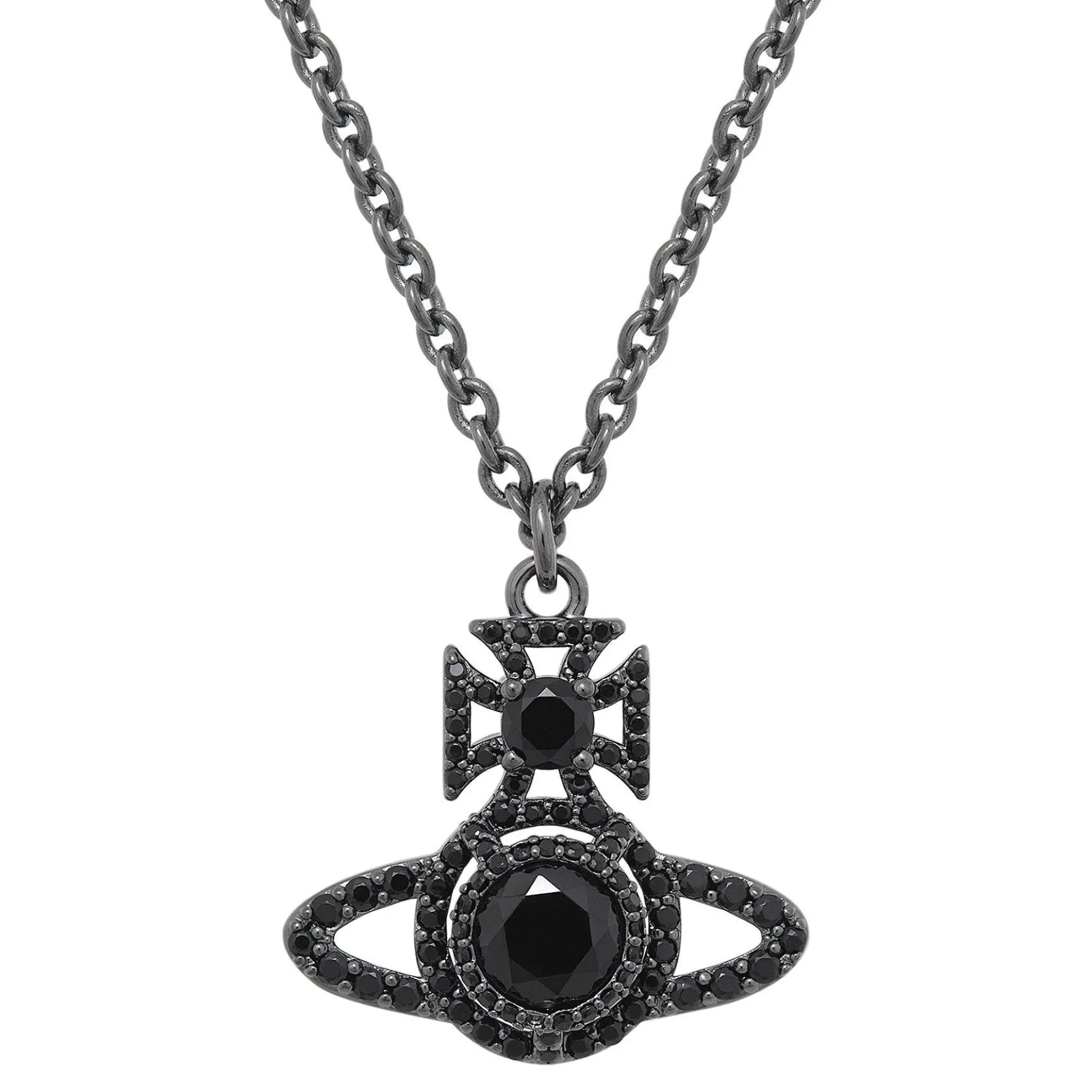 Vivienne Westwood Norabelle Black Cubic Zirconia Pendant