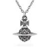 Vivienne Westwood Norabelle Black Cubic Zirconia Men's Necklace