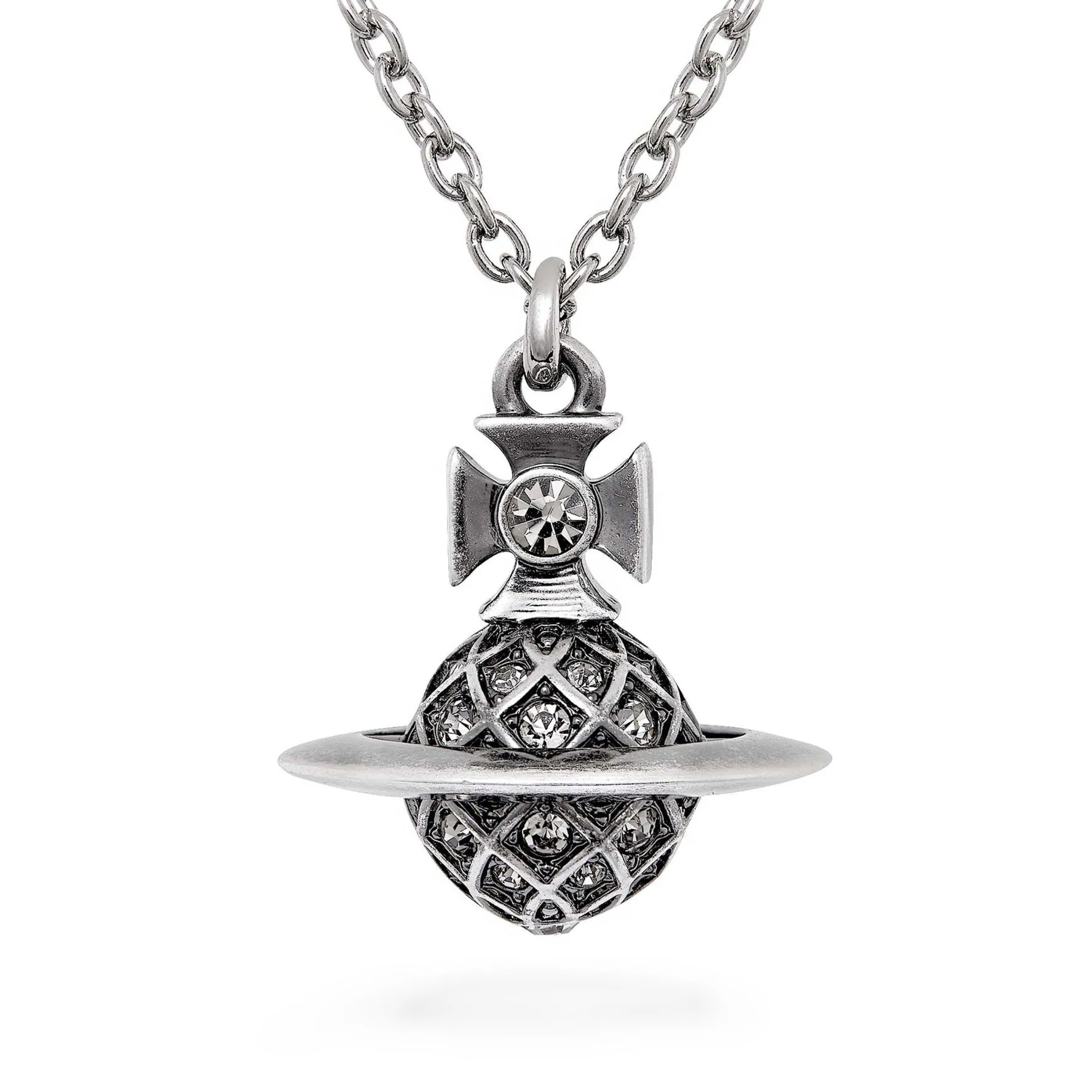 Vivienne Westwood Norabelle Black Cubic Zirconia Men's Necklace