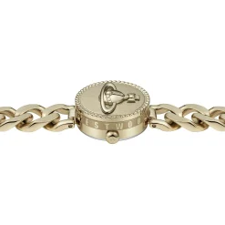 Vivienne Westwood Orb Button 25.5mm Yellow Gold Tone Ladies Watch