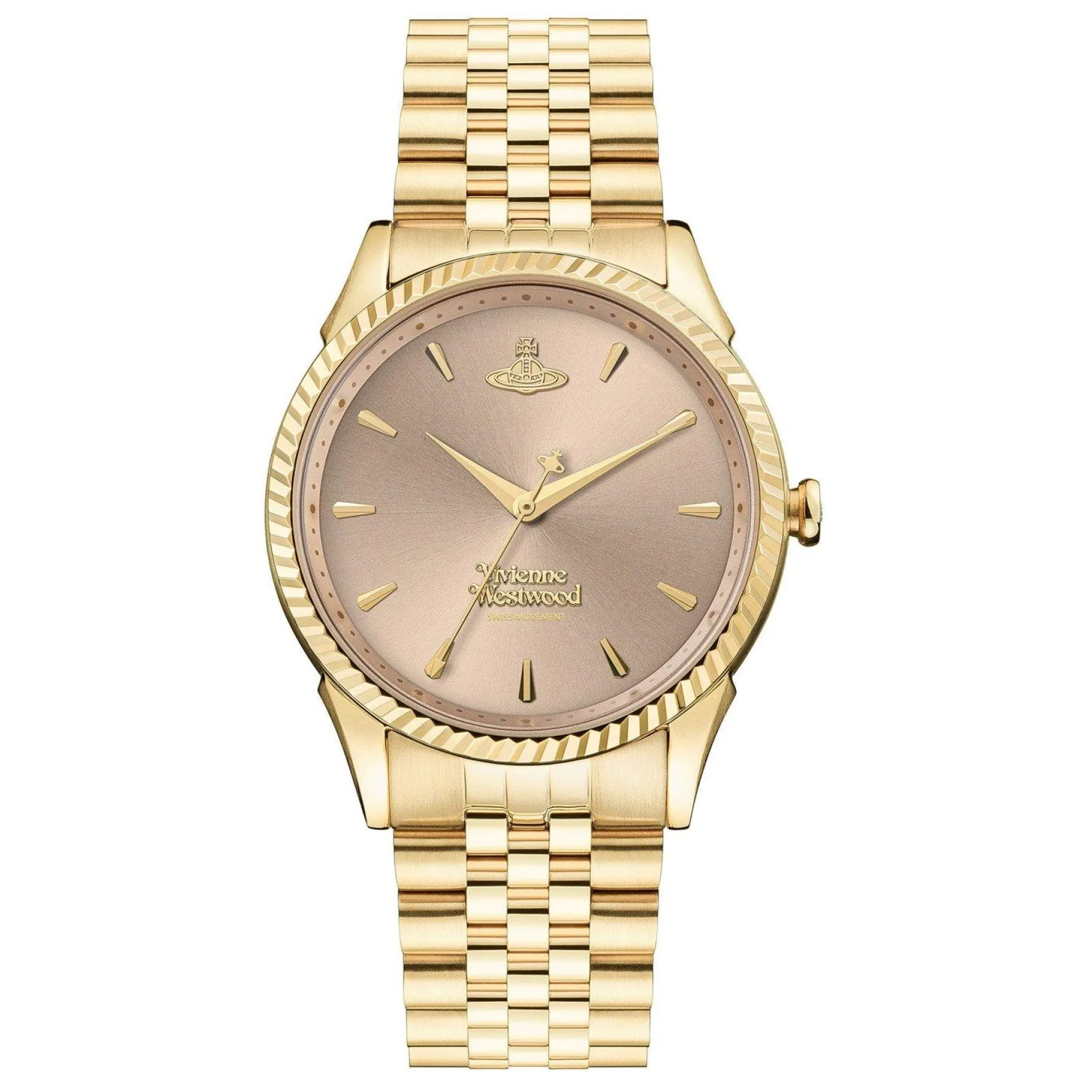 Vivienne Westwood Seymour 38mm Yellow Gold Tone Ladies Watch