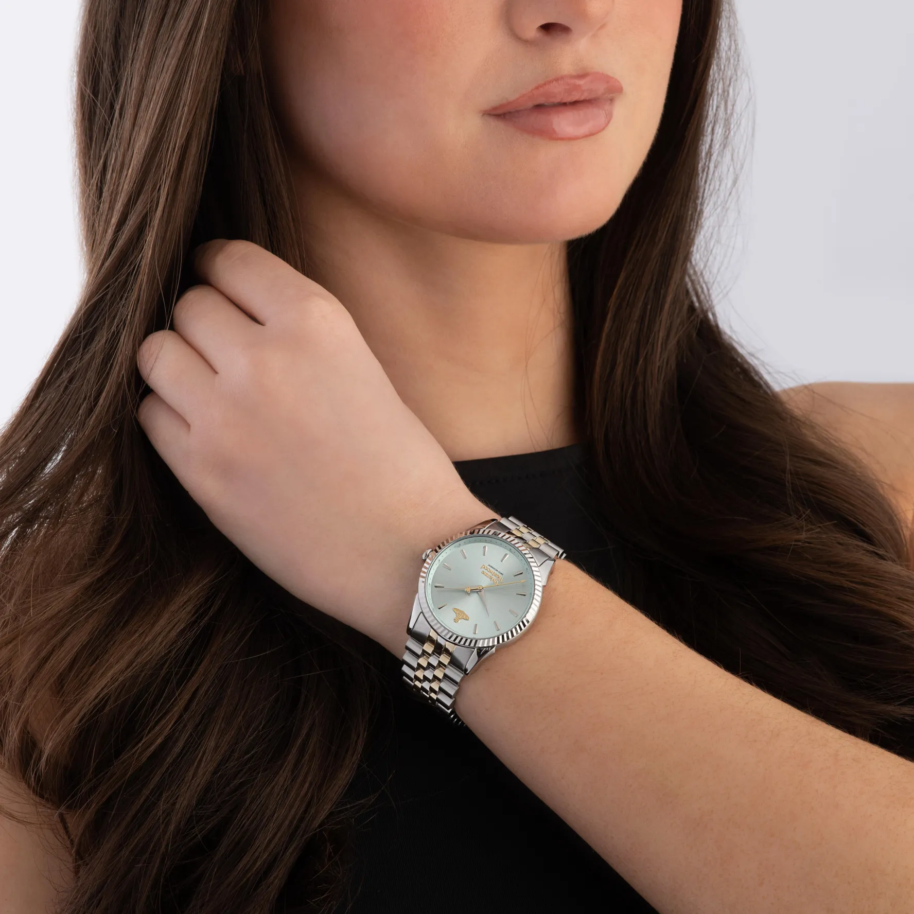 Vivienne Westwood Seymour 38mm Stainless Steel and Yellow Gold Tone Ladies Watch