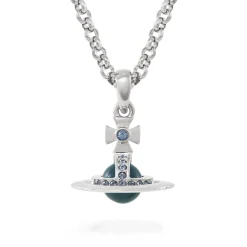 Vivienne Westwood Silver Crystal Pendant