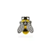Vivienne Westwood Silver Crystal Bee Men’s Stud Earring