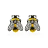 Vivienne Westwood Silver Crystal Bee Stud Earrings
