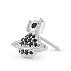 Vivienne Westwood Tamia Silver Cubic Zirconia Stud Earring