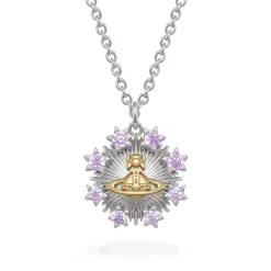 Vivienne Westwood Tara Silver Crystal Pendant