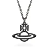 Vivienne Westwood Trudy Silver Cubic Zirconia Pendant