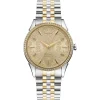 Vivienne Westwood Wallace 38mm Stainless Steel and Yellow Gold Tone Ladies Watch