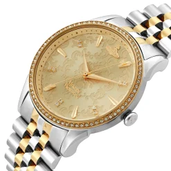 Vivienne Westwood Wallace 38mm Stainless Steel and Yellow Gold Tone Ladies Watch