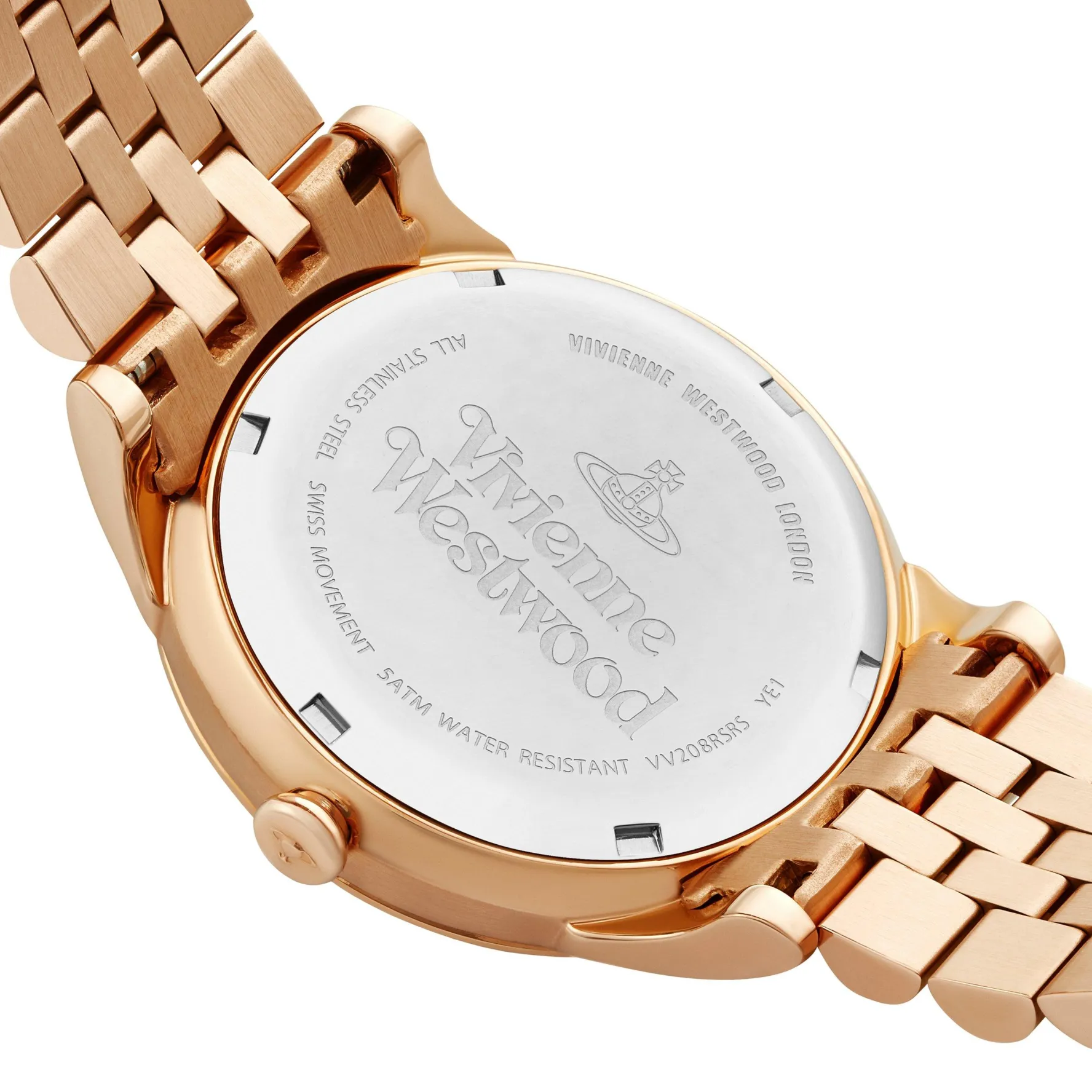 Vivienne Westwood Wallace 37mm Rose Gold Tone Ladies Watch