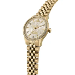 Vivienne Westwood Wallace 32mm Yellow Gold Tone Crystal Ladies Watch