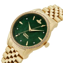 Vivienne Westwood Wallace 37mm Yellow Gold Tone Ladies Watch